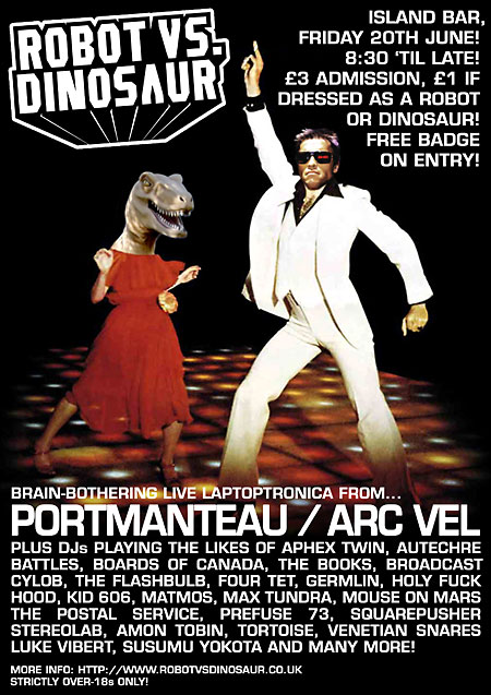 Robot Vs Dinosaur - Friday 20th June